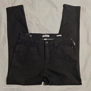 Nine West Womens Size 10 (31x28.5) Cigarette High Rise Skinny Jeans Black Denim